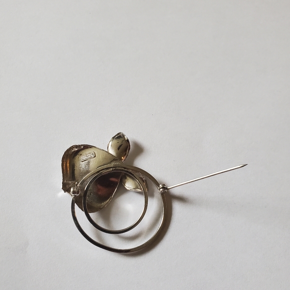 Bond Boyd Sterling Vintage Brooch Pin - Picture 4 of 5